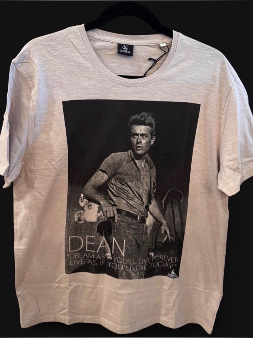 NWT Deadstock Y2K James Dean 100% Cotton Personal Motto Graphic Tee T Shirt